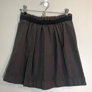 J. CREW Skirt Black Short Side Pockets Regular 100% Cotton SZ/00